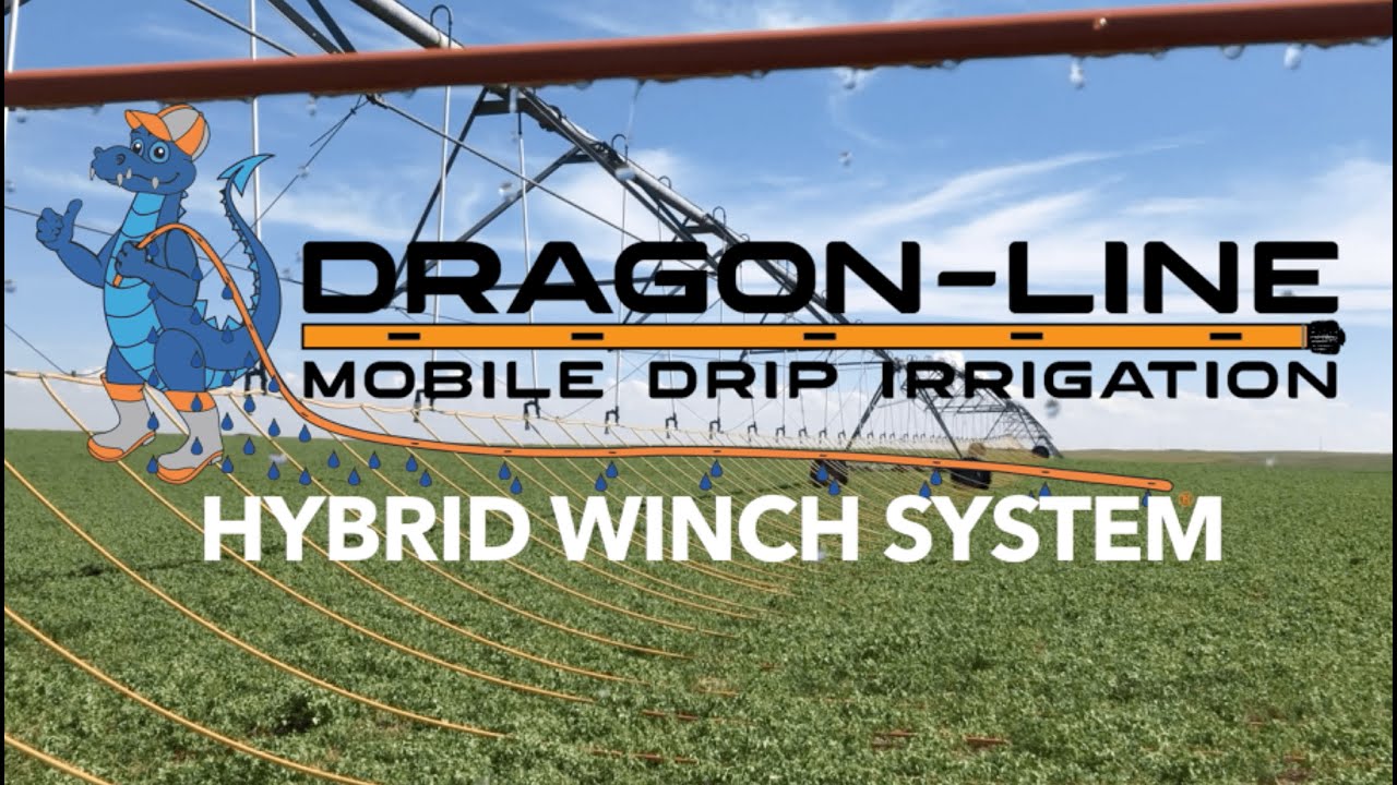 (NEW) Dragon-Line Orange Mobile Drip Irrigation - Hybrid Winch System