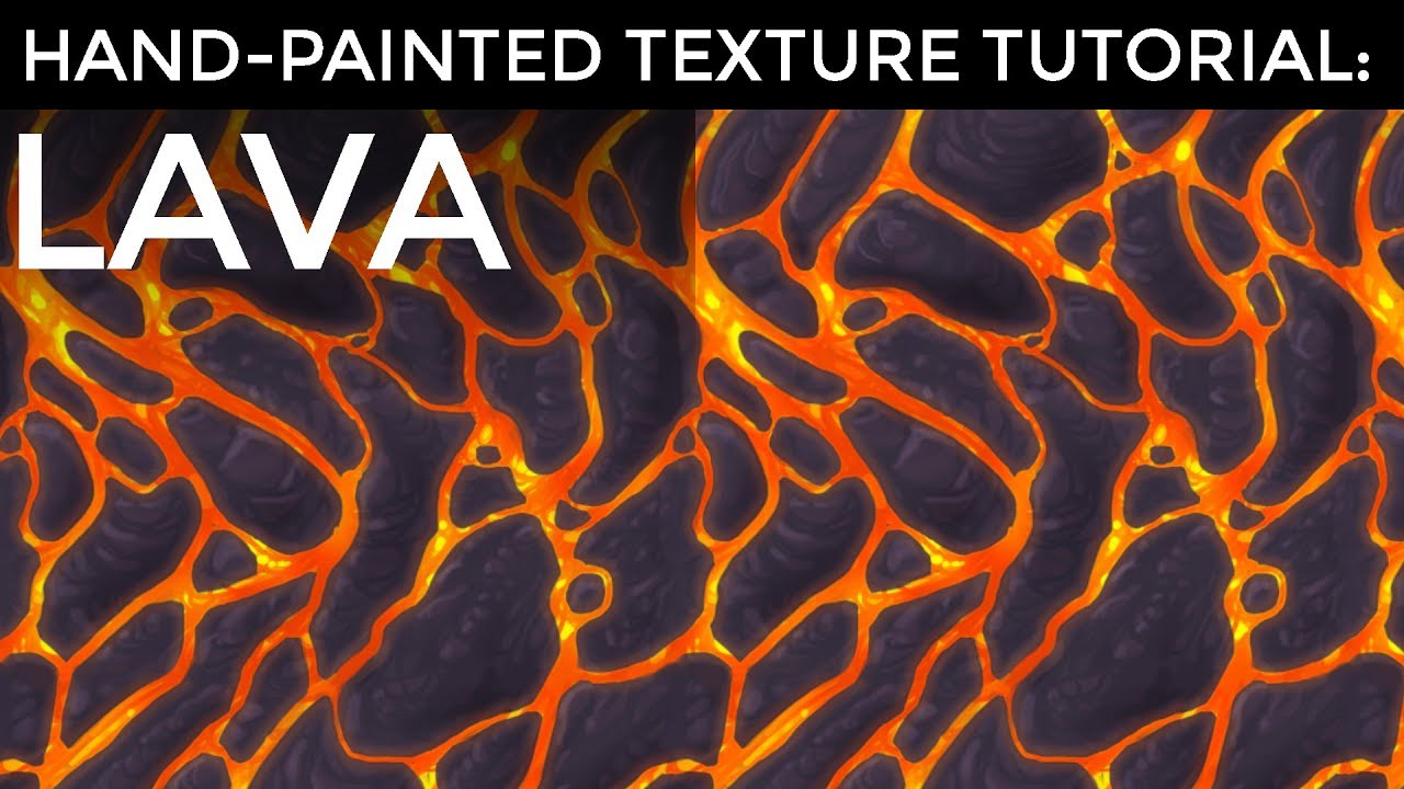 Hand-Painted Texture Tutorial: Lava