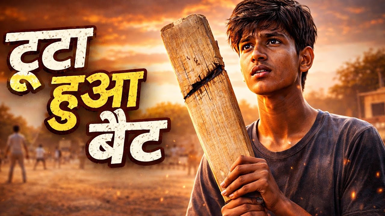 टूटा हुआ 🏏बैट और एक आख़िरी सपना ||😢Emotional Story || #motivation #storytime 