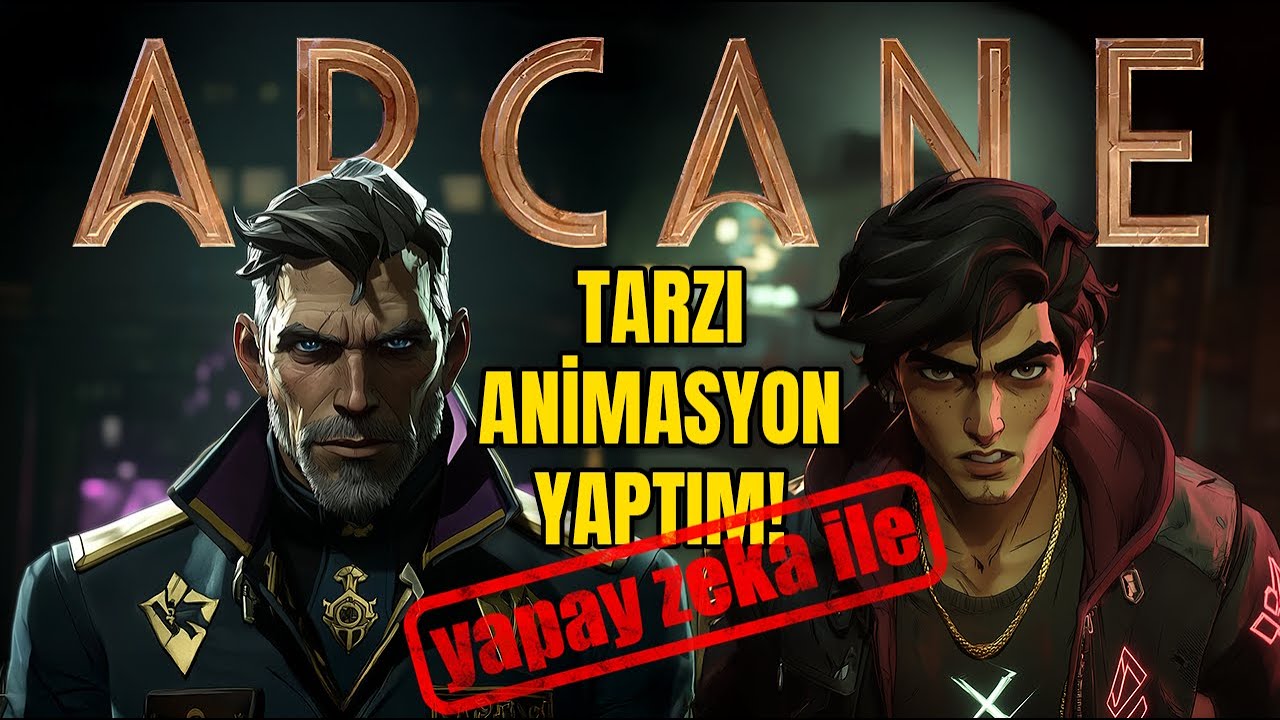Yapay Zeka Kullanarak Arcane Tarzında Animasyon Yaptım!