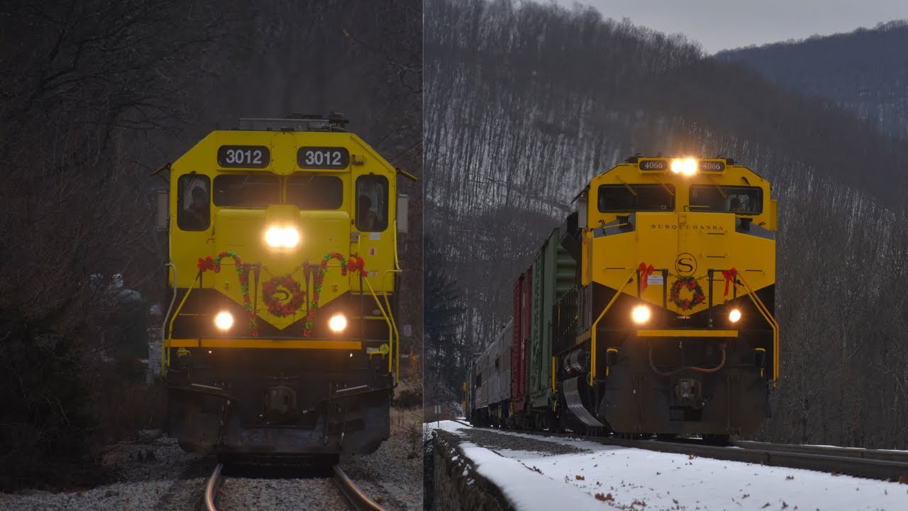 Toys For Tots on the New York Susquehanna and Western Railroad