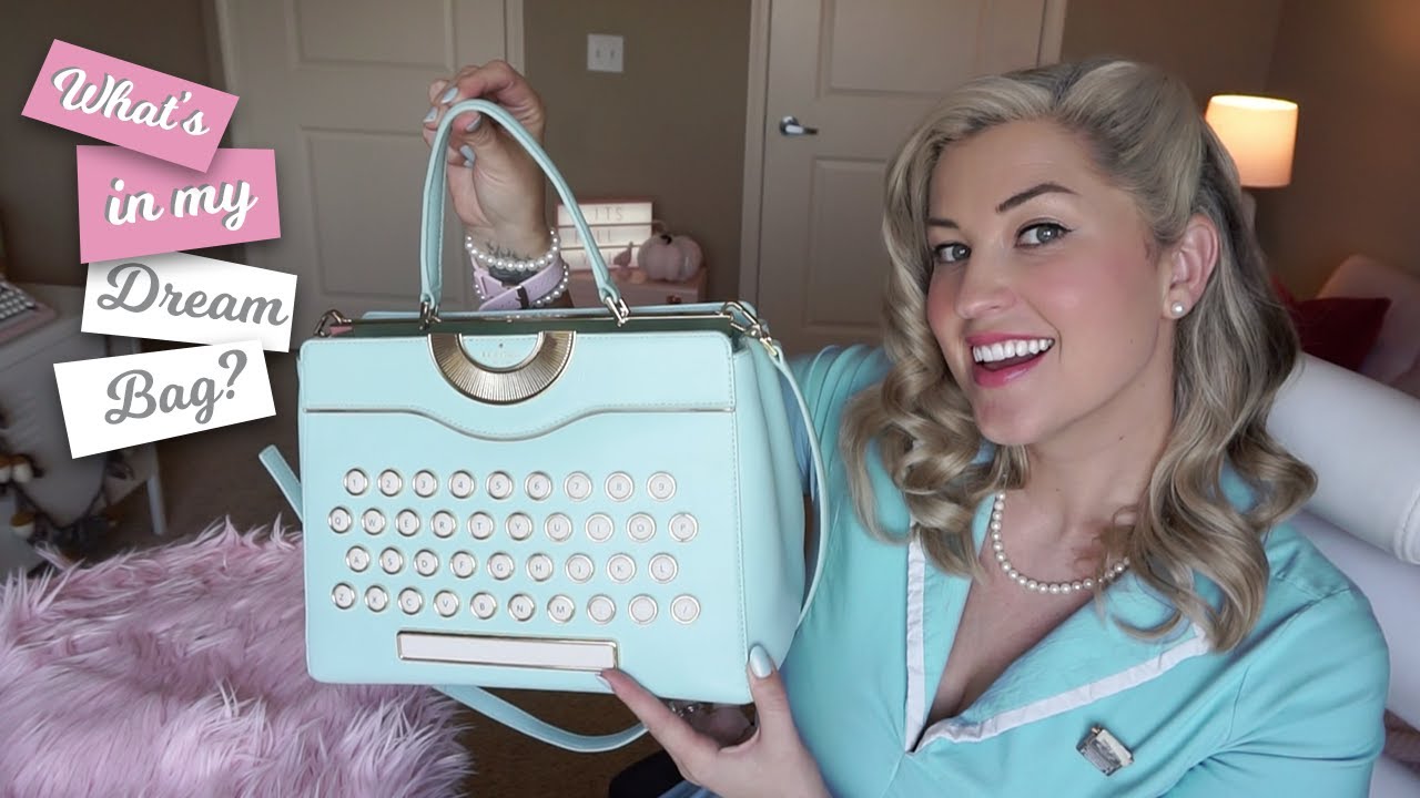 WIMB | KATE SPADE TYPEWRITER PURSE!