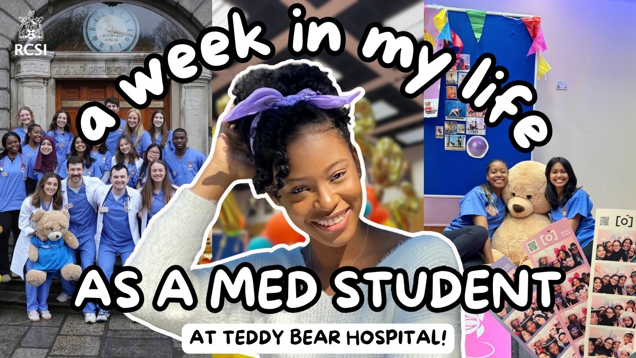 a few days in my life as a final med student at teddy bear hospital! 🧸 | part 1