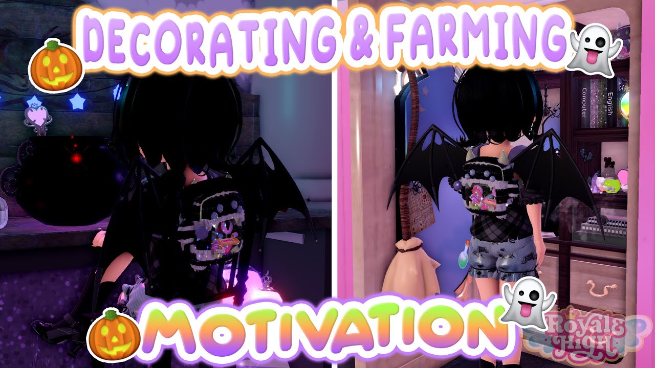 🔮DECORATING & FARMING MOTIVATION🎃 GETTING READY FOR EVENINGFALL | Royale High
