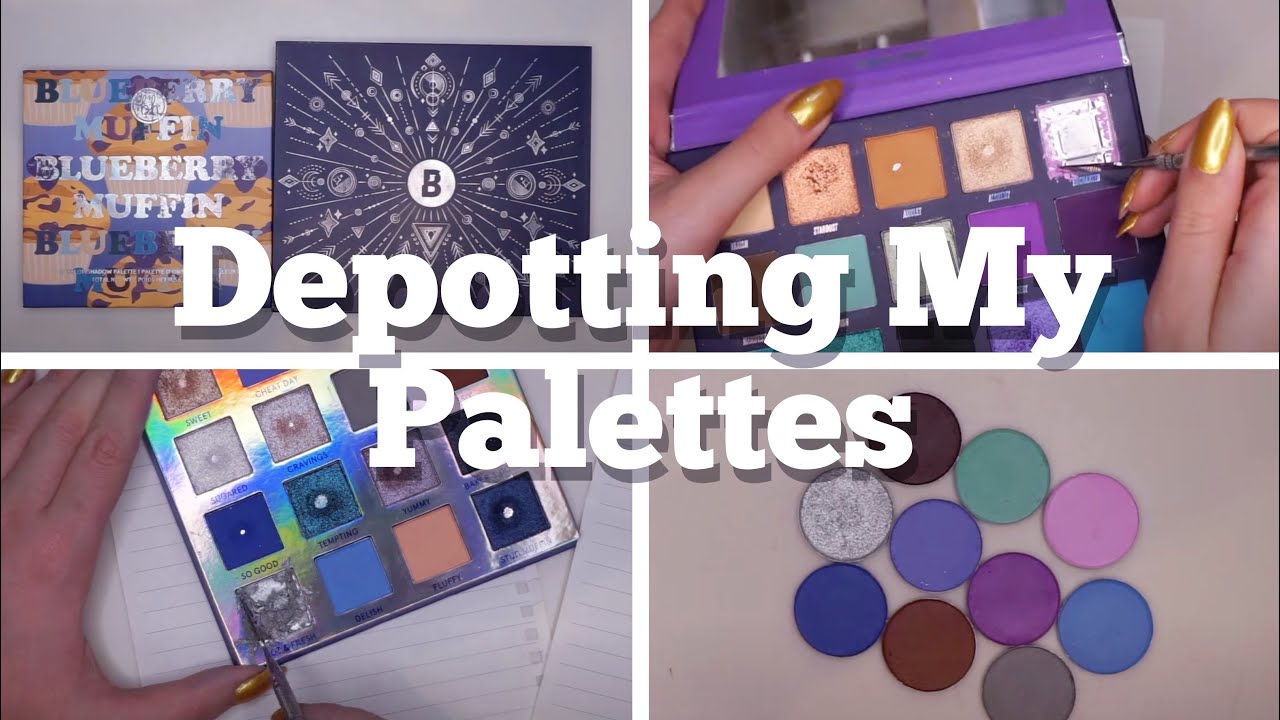 Depotting & Decluttering My Palettes | sofiealexandrahearts