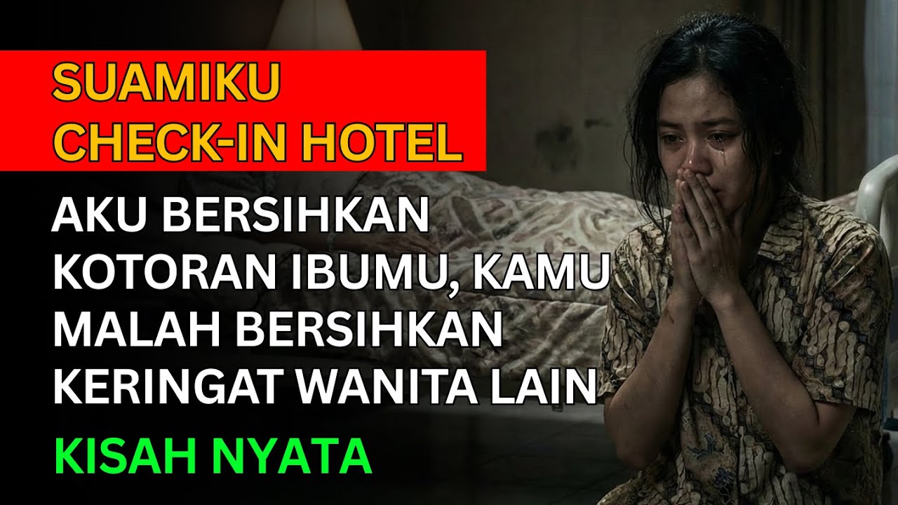 SUAMIKU CHECK-IN HOTEL SAAT AKU GANTI POPOK IBUNYA YANG STROKE 😭💔 | KISAH NYATA MENGURAS AIR MATA