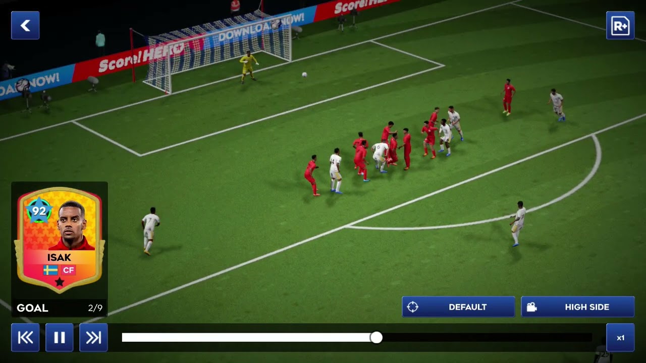 DLS26 wonderful kick by isak