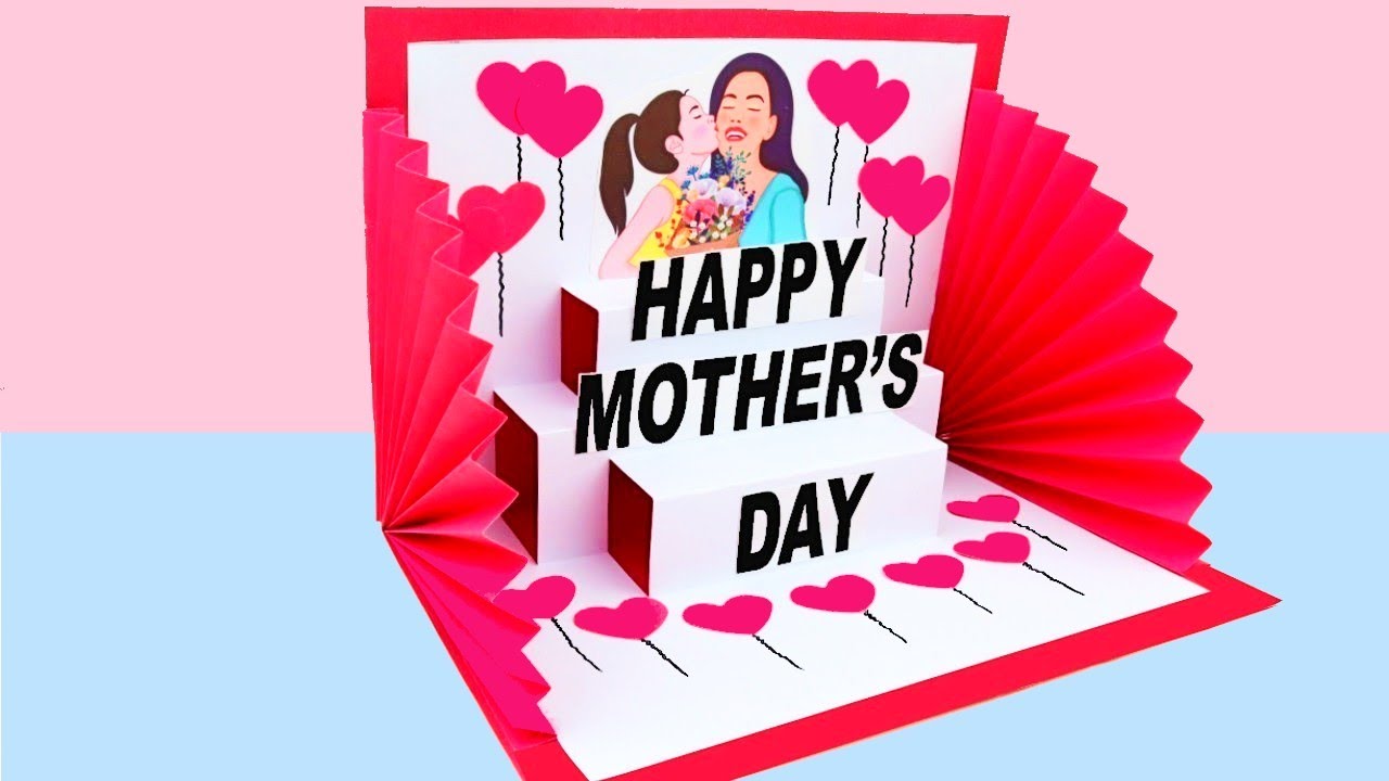Beautiful Mother's day Greeting Card Idea  | Mother’s day POP-UP card |2025