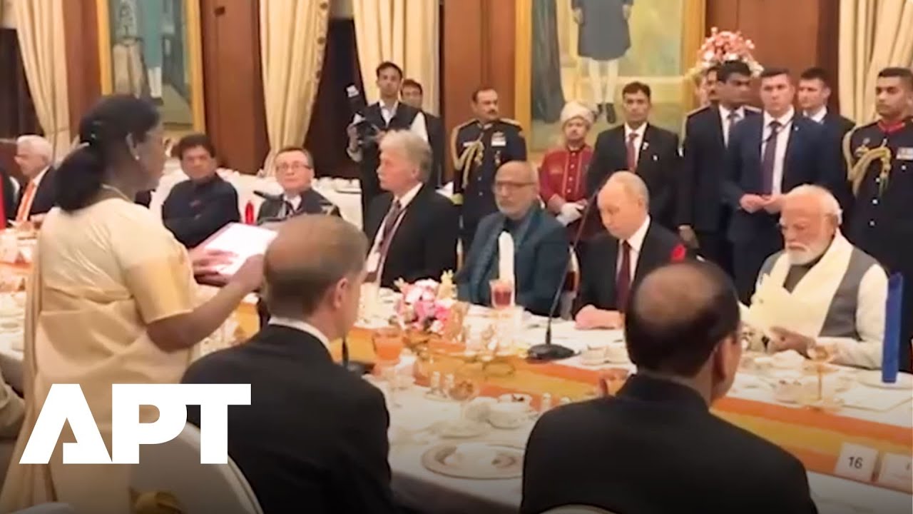Putin Honored at Indian President Murmu’s Dinner Reception Ahead of Departure | APT