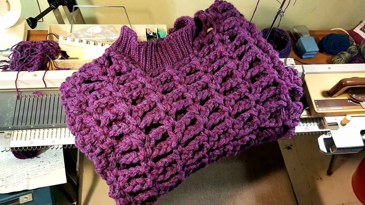 Creating Yarn on a knitmaster Mod 150