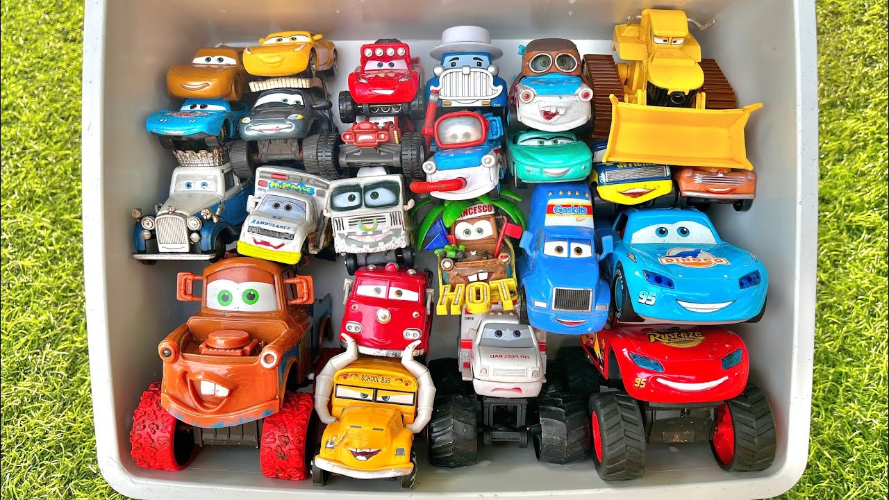 Disney Pixar Cars Unboxing Review | Lightning Mcqueen, Tow Mater, Doc Hudson, Sally Carrera, Cruz