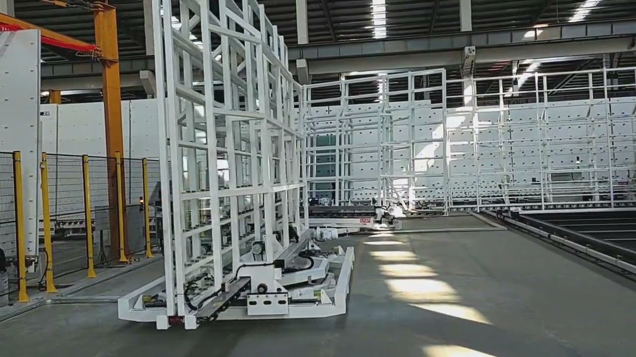 Jumbo size vertical sorting buffer with rotary table for IG line