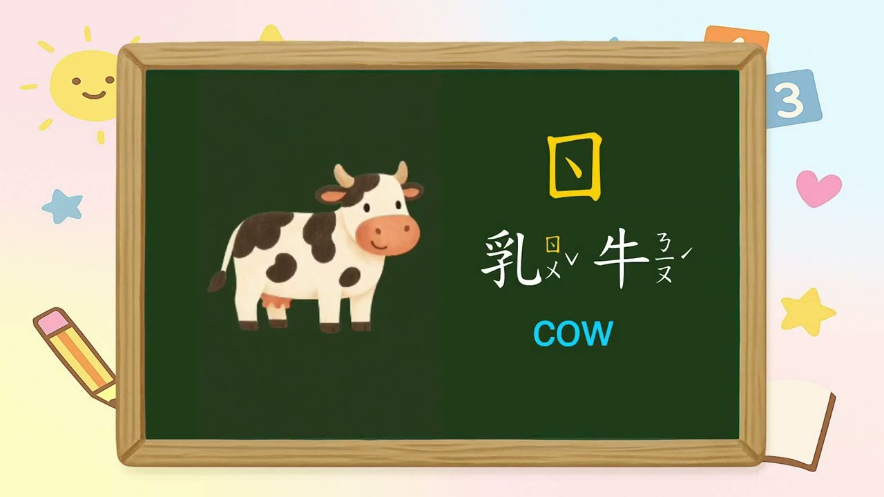 《ㄖ ㄖ ㄖ！熱狗乳牛乳酪！》ㄅㄆㄇㄈ 幼兒注音學習｜注音符號｜幼兒英文學習｜中英文單字｜雙語發音| Bopomofo | Chinese Alphabet ｜ Mumuu Playground