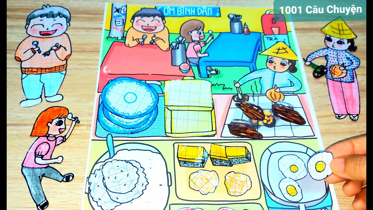 Cô Tiên Xanh nghèo - Cô Tiên xanh Giàu🌈TIỆM CƠM BÌNH DÂN 🙆‍♀️🙎‍♂️Kết hợp 2 bộ tranh MUA & TỰ VẼ