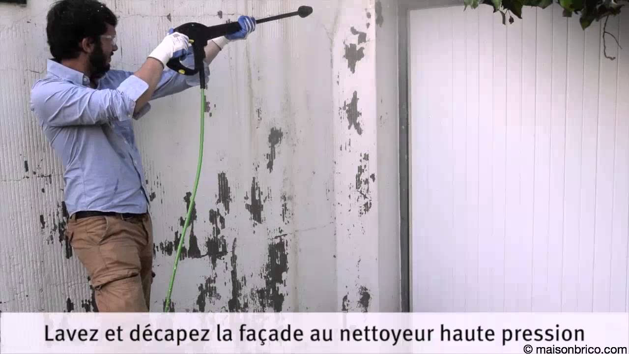 Peinture d'un élément de façade