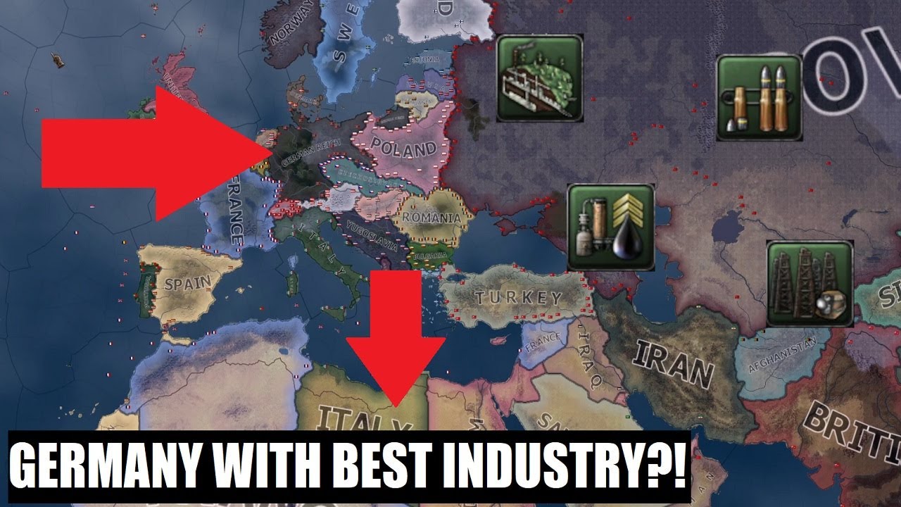 || HOI4 Timelapse || What if Germany had best industry?! ||