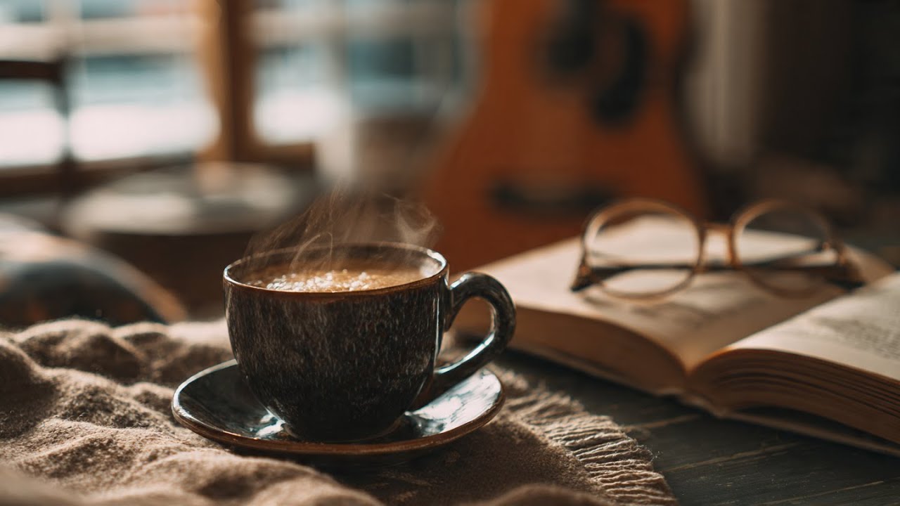 ☕Warm Relaxing Jazz Music with Cozy Coffee Shop for Working, Studying, Sleeping