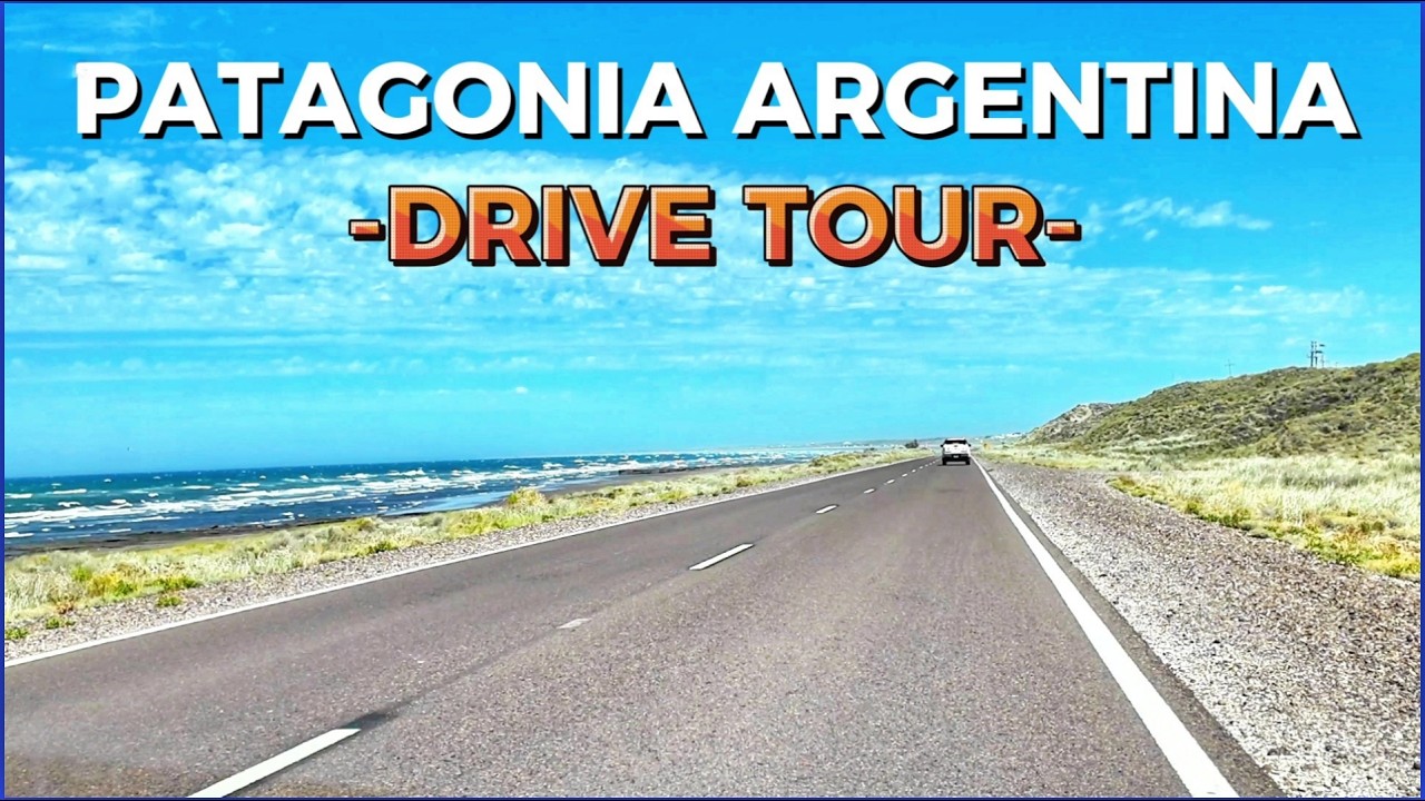 【4K】Driving in Argentina - Desde LAS GRUTAS hasta PUNTA PERDICES | Rutas Patagónicas