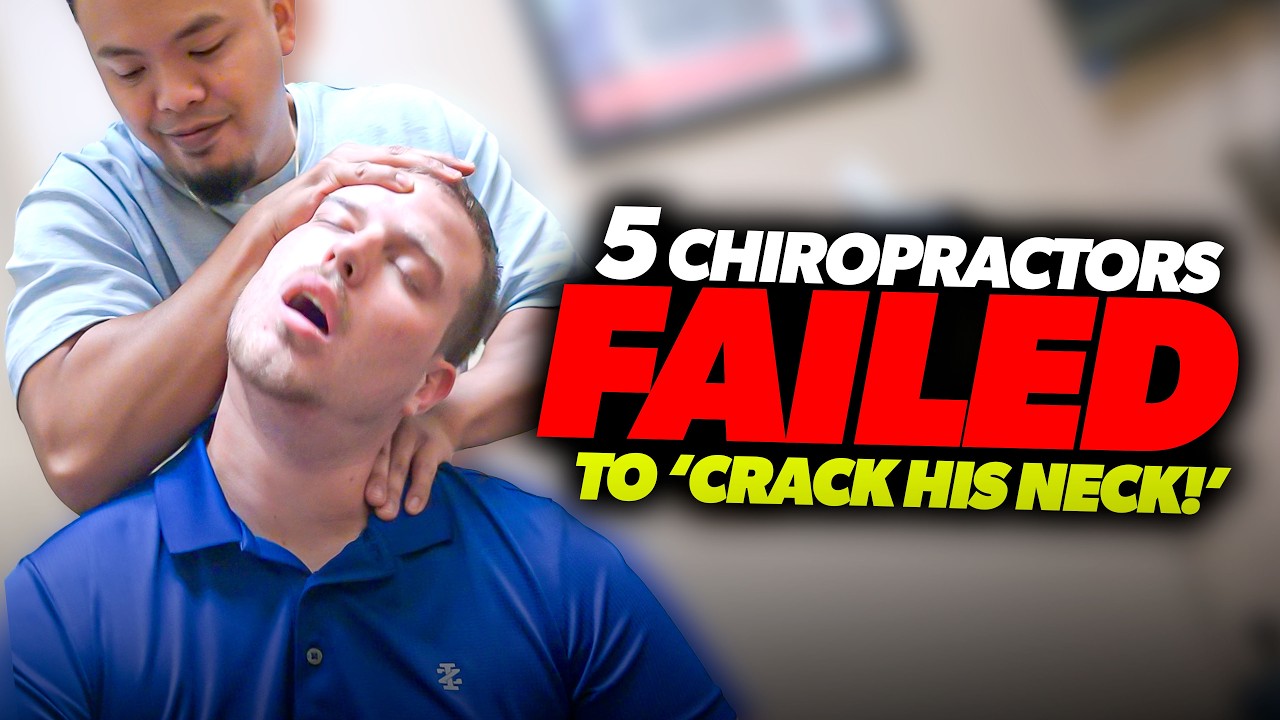 HE COULDN'T 'TURN HIS NECK' FOR 5+ YEARS! 😱 | Asmr Chiropractic Adjustment | Dr Tubio