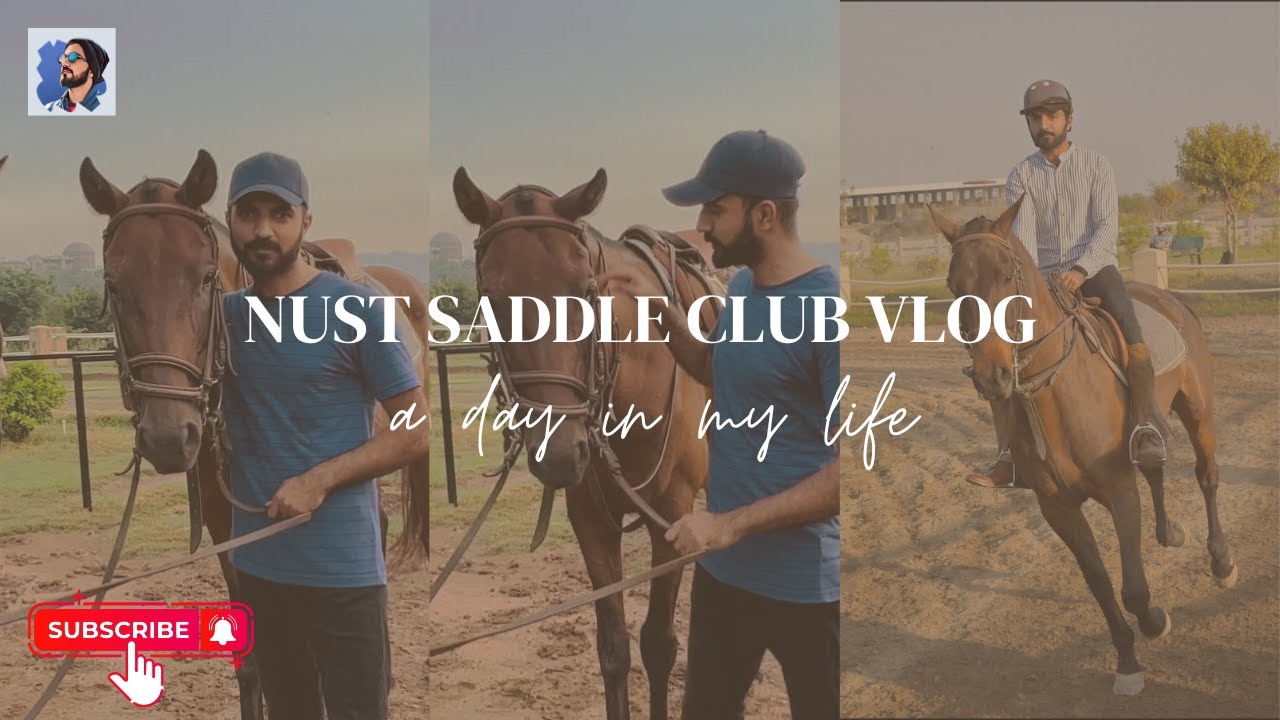 Horse Riding at NUST | NUST Saddle Club | NUST  Islamabad| Vlog 13 | Yousuf Jamal