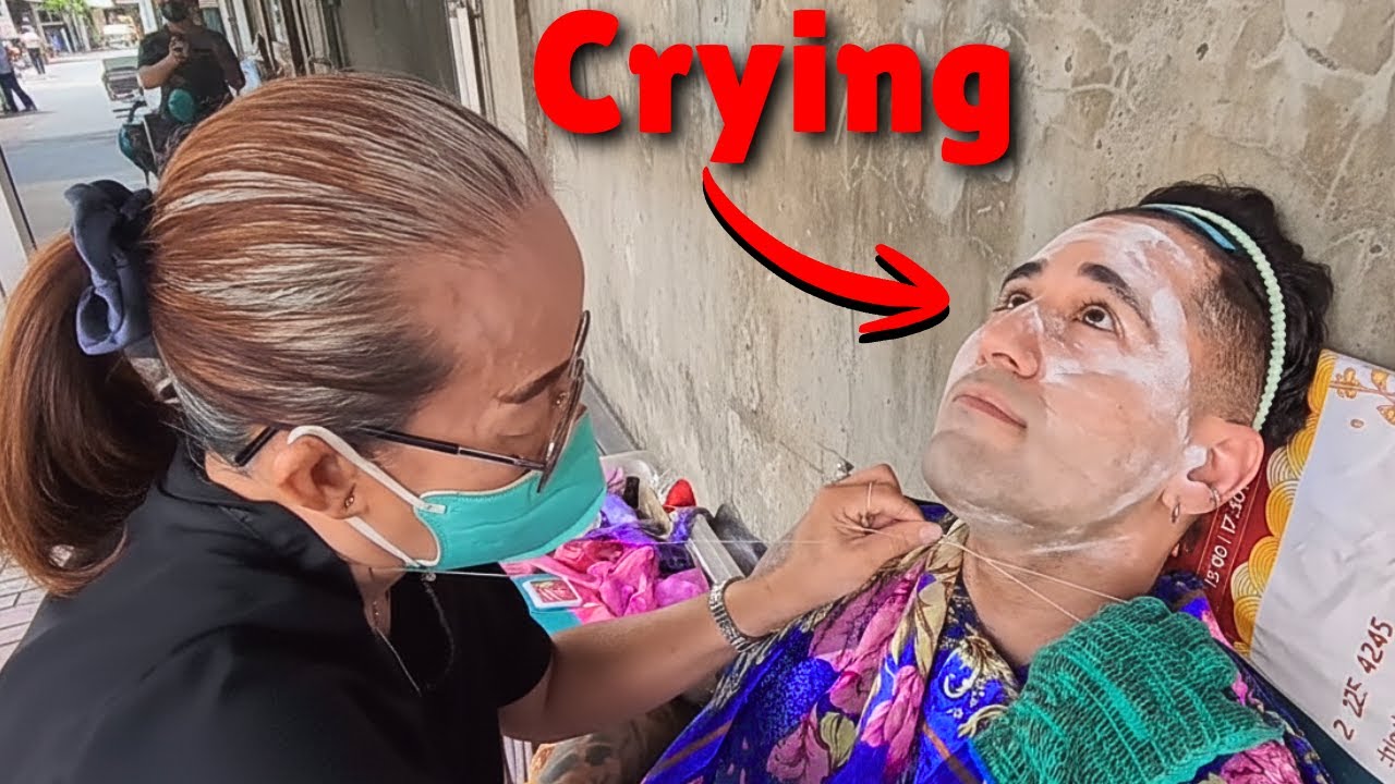 THIS PUSHED MY LIMITS!! 😰 Absurd Chinatown Street Threading