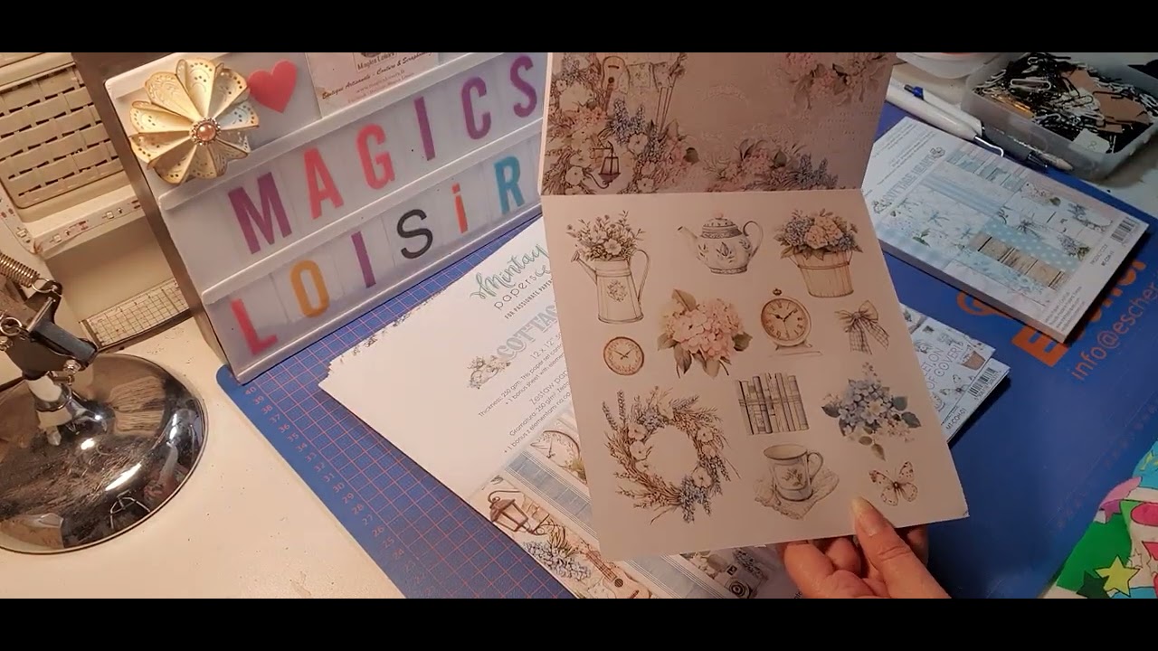 TUTO ALBUM COTTAGE HEART  - PRÉSENTATION DU COLIS