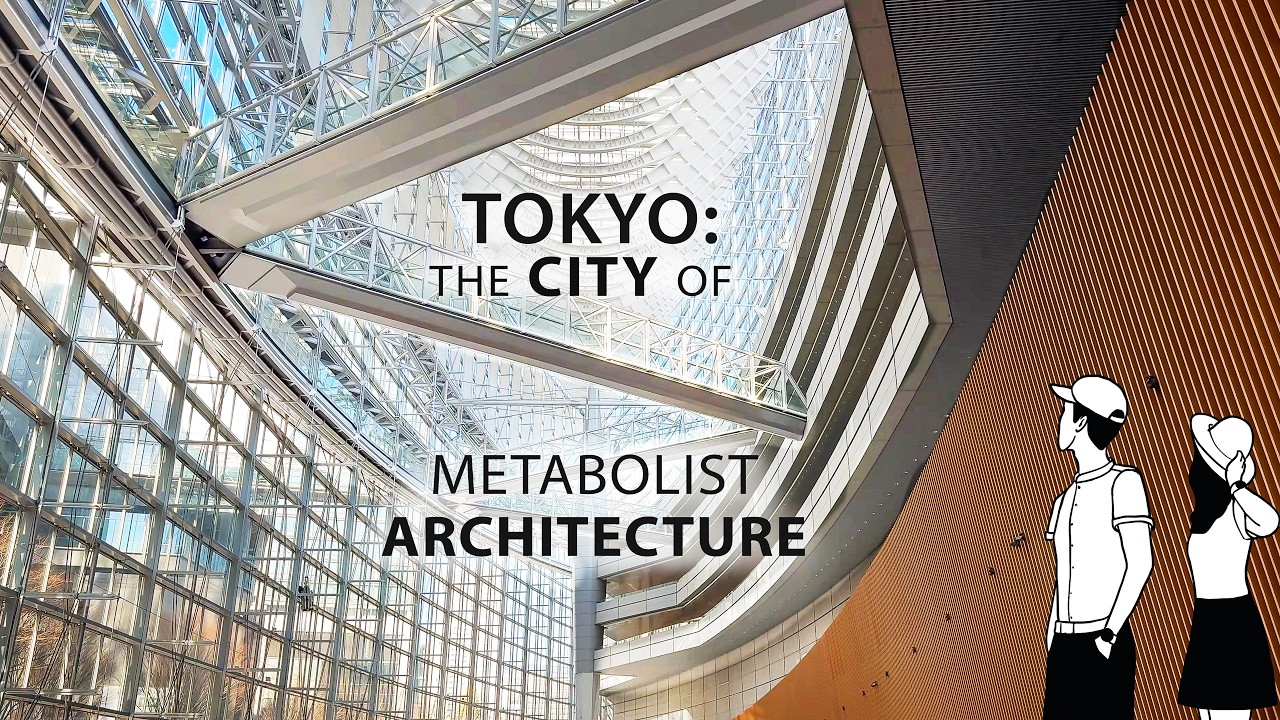 4K Tokyo 🇯🇵 : The City Of Metabolist Architecture