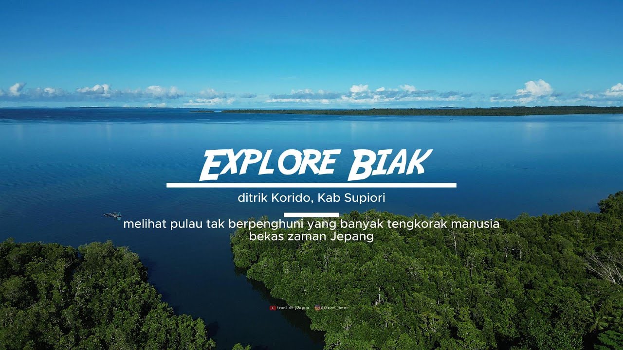 MENEMUKAN KERANGKA MANUSIA DI PULAU TAK BERPENGHUNI, EXPLORE PULAU DI BIAK, PAPUA #papua #biak