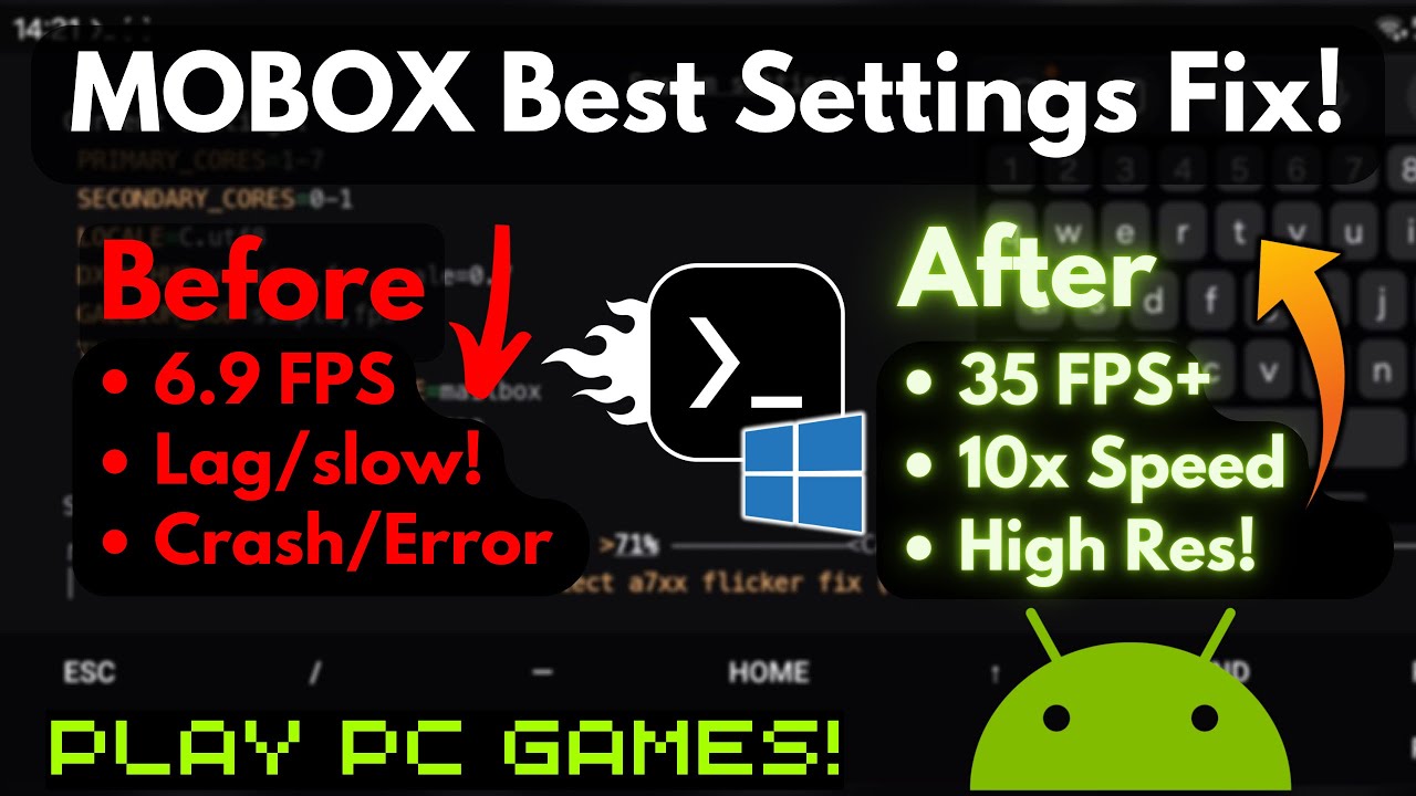 Emulator systemu Windows MOBOX na Androida &mdash; NAJLEPSZE poprawione ustawienia!
