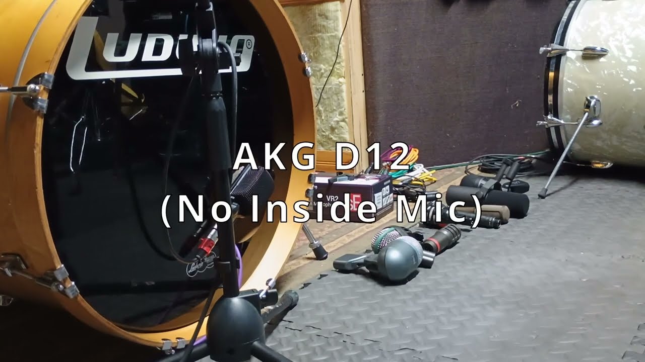 Bass Drum Mic Comparison Shure, Audix, SE, Lewitt, AKG, Audio Technica, , Ibanez, Beyerdynamic