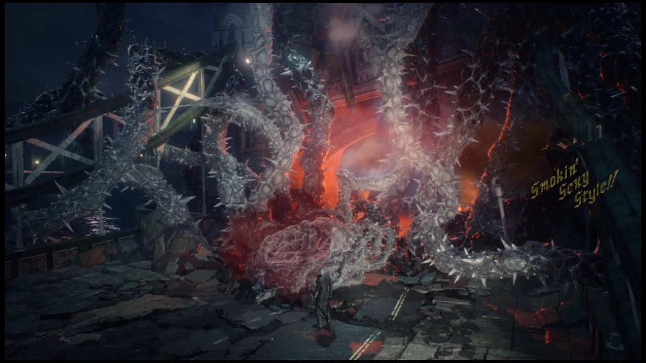 DMC5: Vergil vs the Qliphoth roots