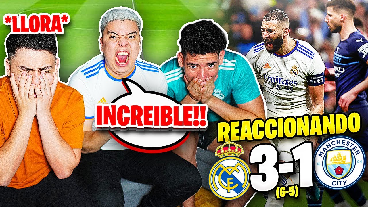 ESTE PARTIDO NOS HIZO LLORAR DE LA EMOCIÓN | REAL MADRID 3 - 1 MAN CITY ⚽️😱 | TheHectorino