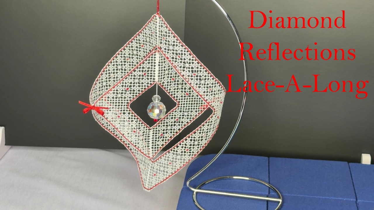 Урок по плетению кружева на коклюшках Torchon &ndash; Введение в мастер-класс Diamond Reflections Lace-...