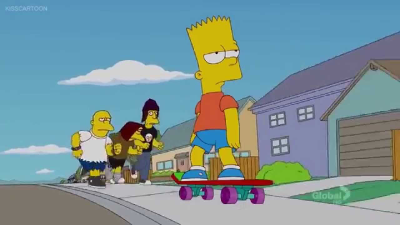 Boring life. Bart Simpson