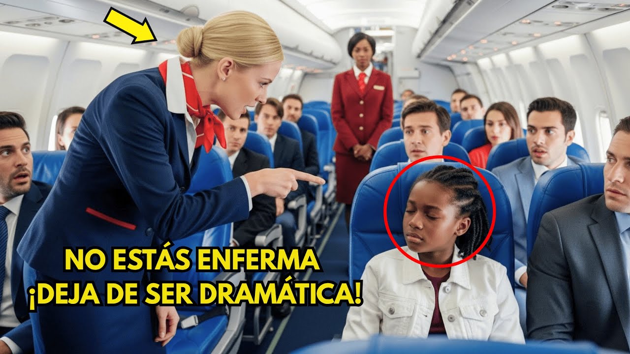 Azafata blanca golpea a niña negra enferma; se queda muda cuando llega su madre CEO