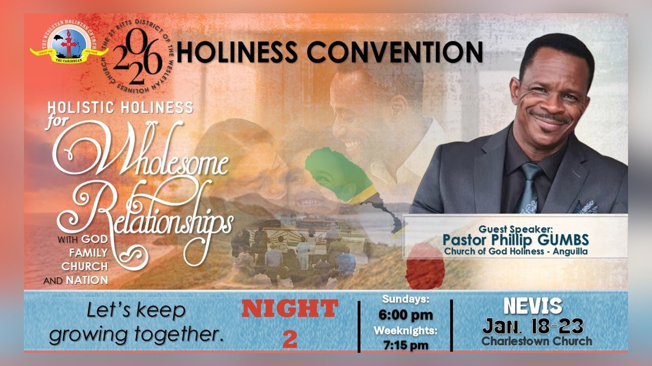 Night 2 - Holiness Convention, Nevis | Monday January 19, 2026