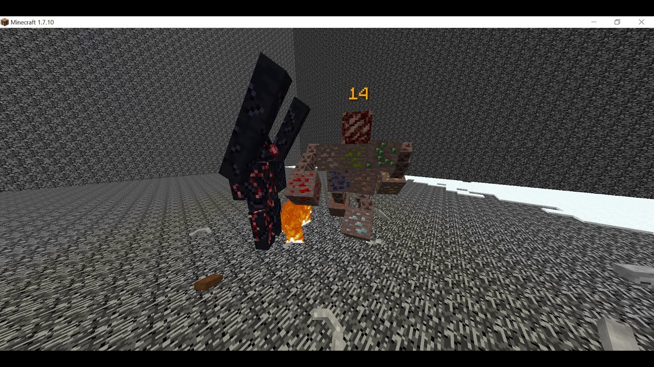 Minecraft Mob Battles- Ores Boss vs Obsi Die an