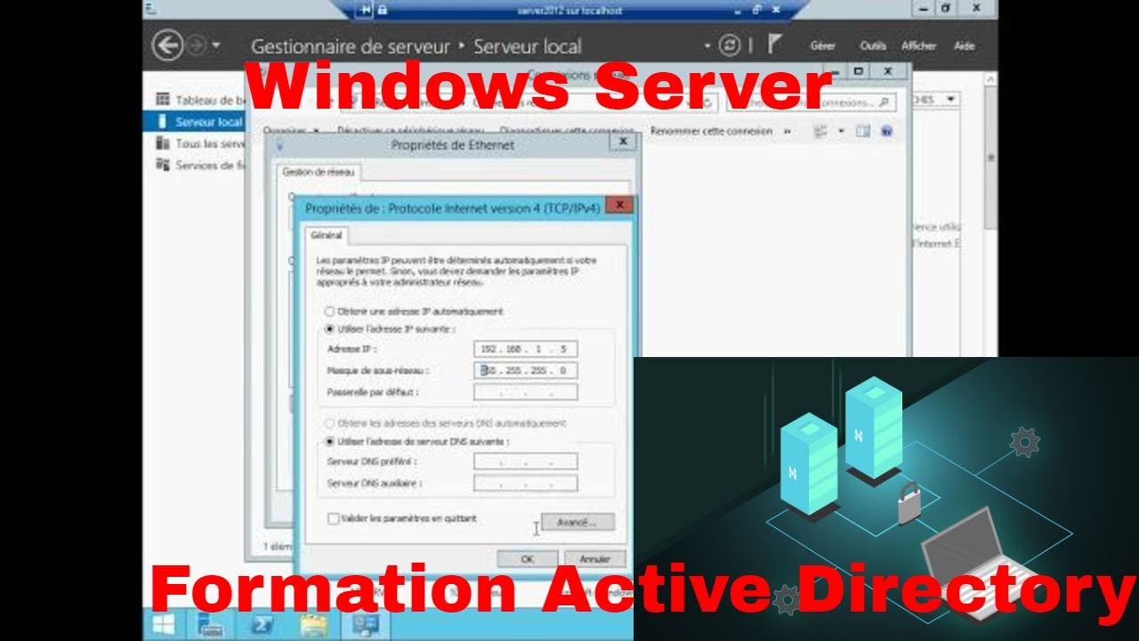 [Formation] ad ds server role / Déploiement de l'Active Directory Domain service|FR