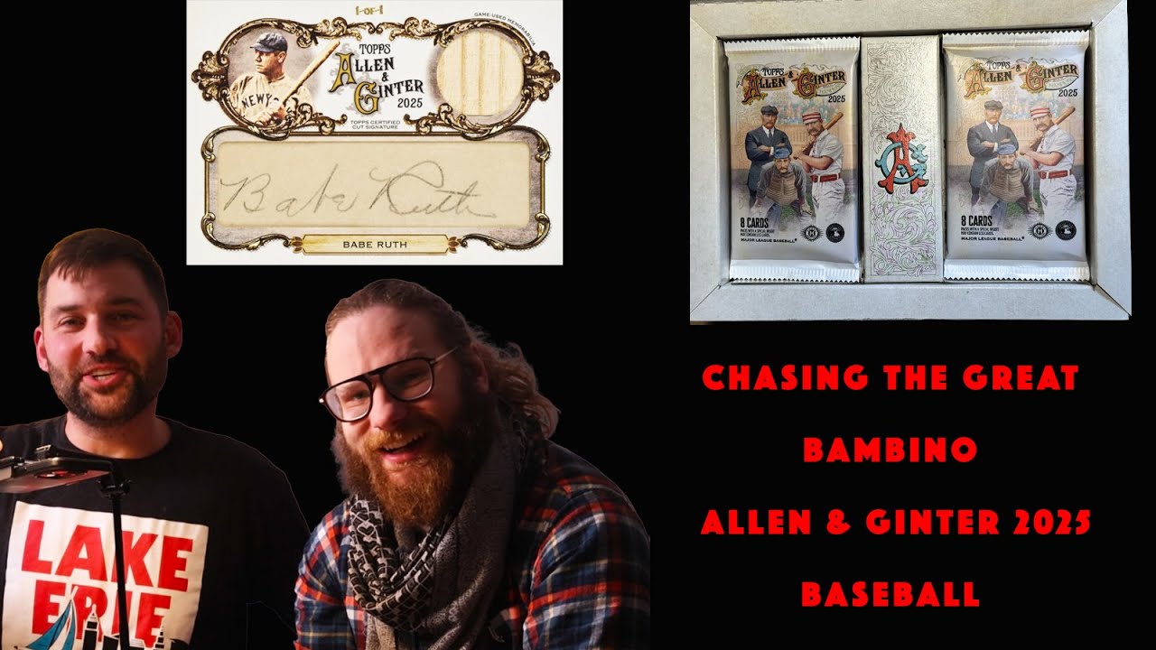 Коллекционная коробка Chasing BABE RUTH AUTOGRAPHS ALLEN & GINTER BASEBALL 2025!