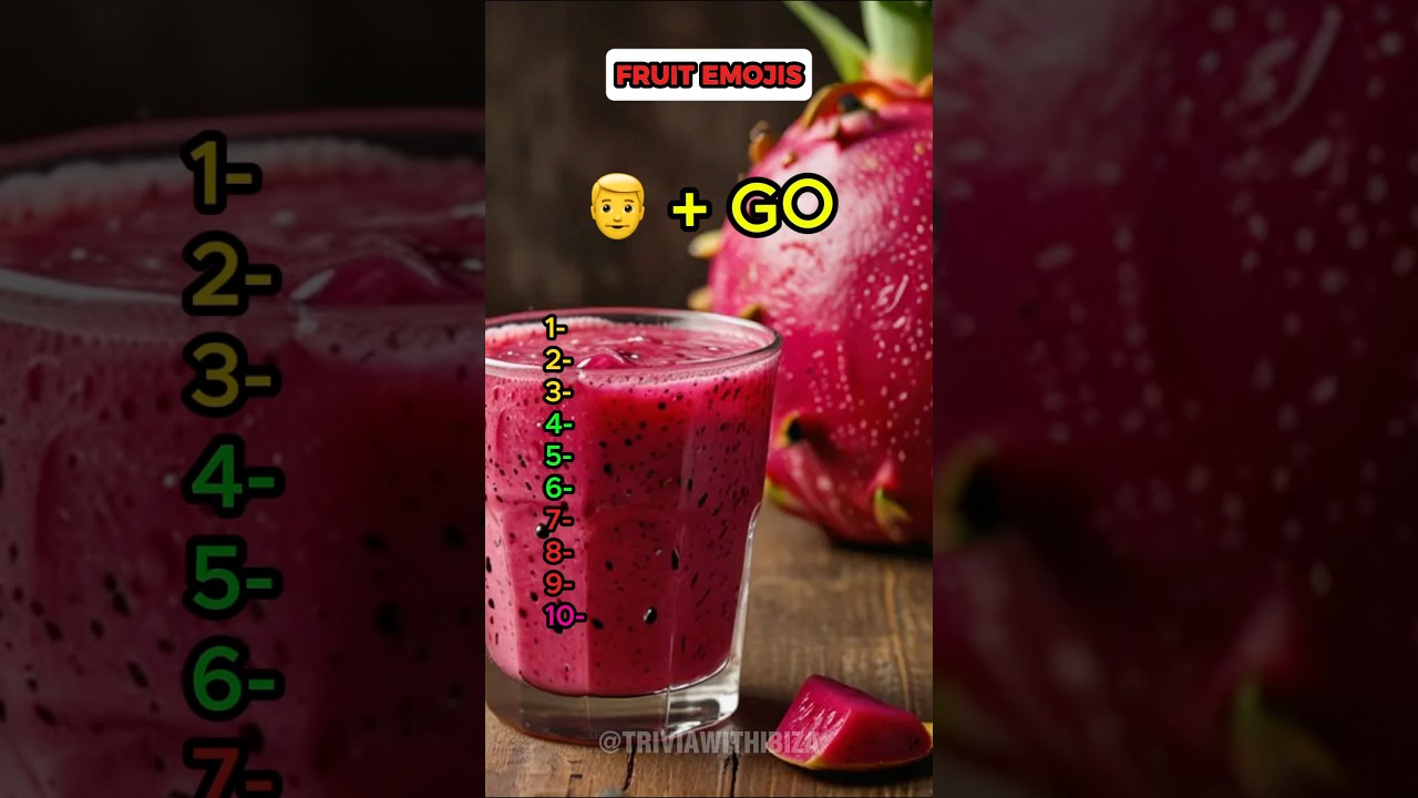 Сможете ли вы угадать фрукт по эмодзи? #фрукт #эмодзи #викторина #викторина #времявикторины