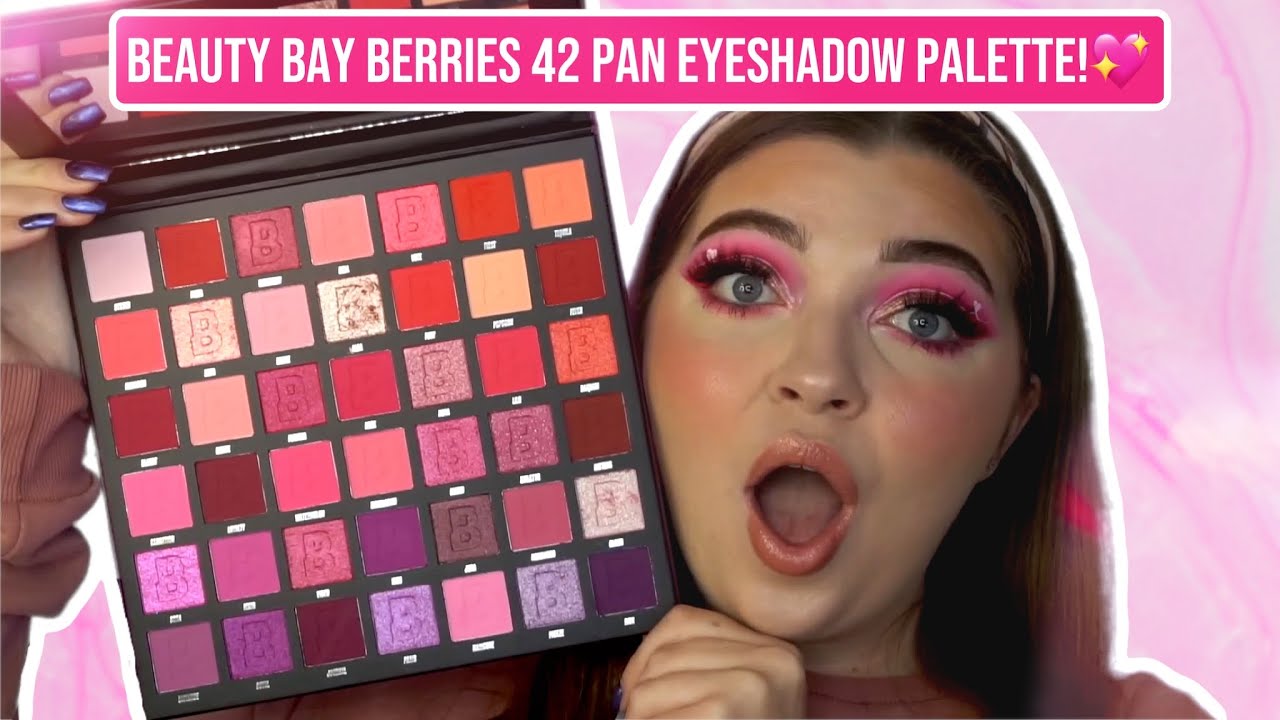 BEAUTY BAY BERRIES 42 PAN EYESHADOW PALETTE! 🍇💖