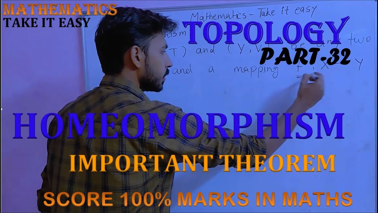 Homeomorphism / Most important theorem / Topology / Mathematics for M.sc, M.A, by Vibhor tyagi.
