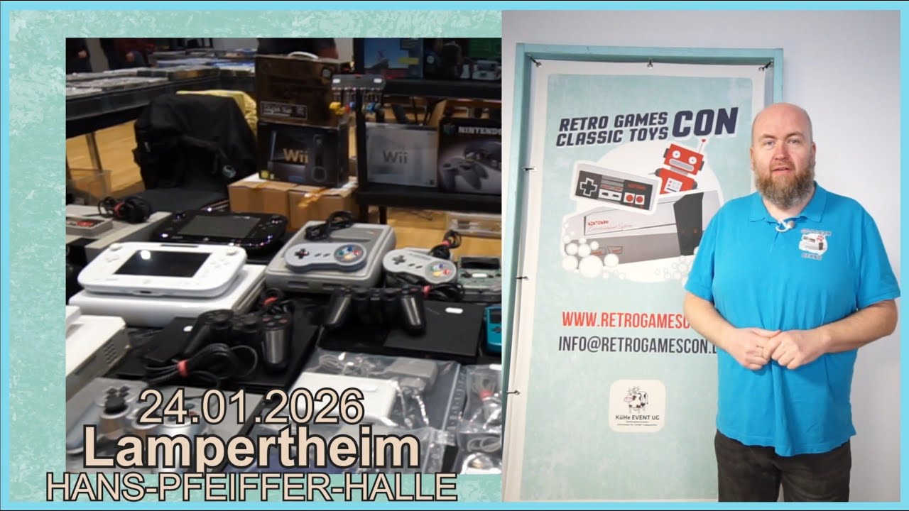 RetroGames.Con in Lampertheim (24.01.26 Hans-Pfeiffer-Halle)