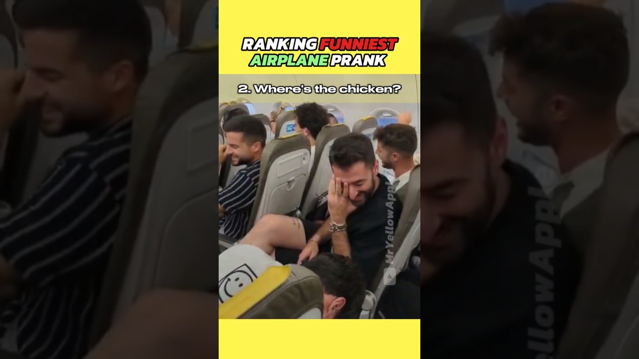 RANKING Funniest Airplane Prank Moments | That sound on the plane #shorts