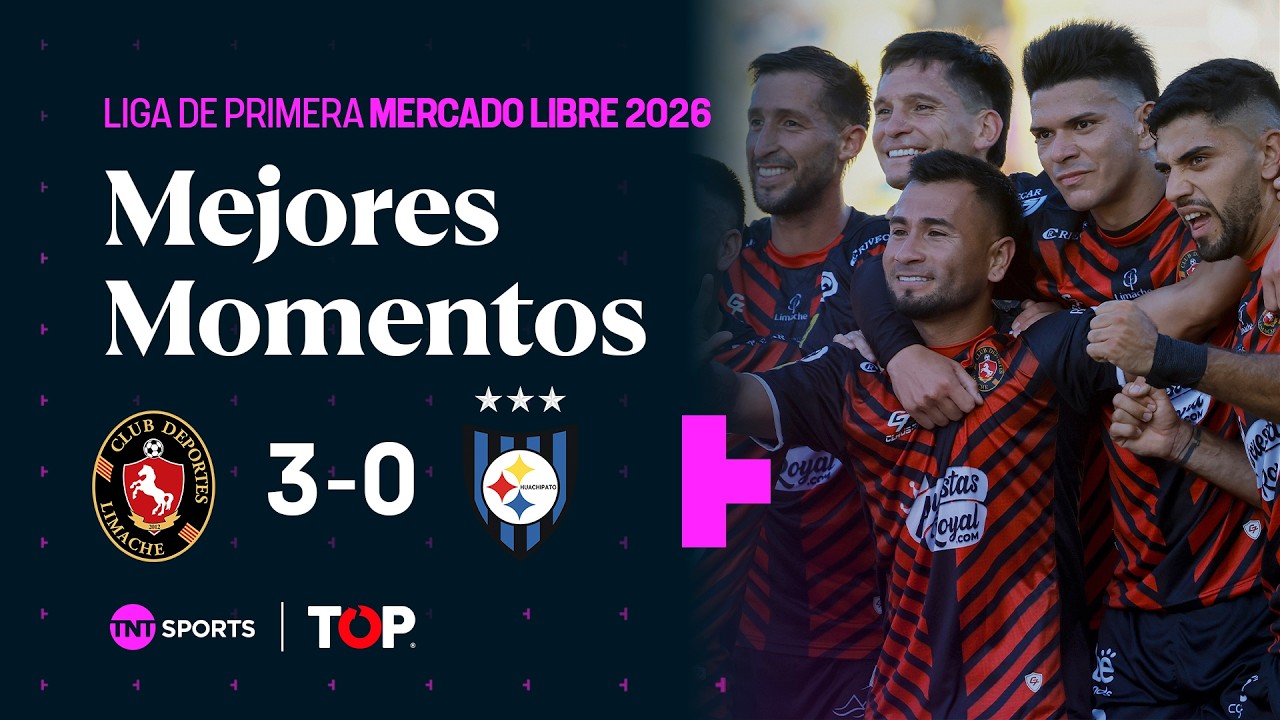 Compacto TOP | 🔴⚫ Dep. Limache 3 - 0 🔵⚫ Huachipato | Liga de Primera Mercado Libre 2026 - Fecha 5