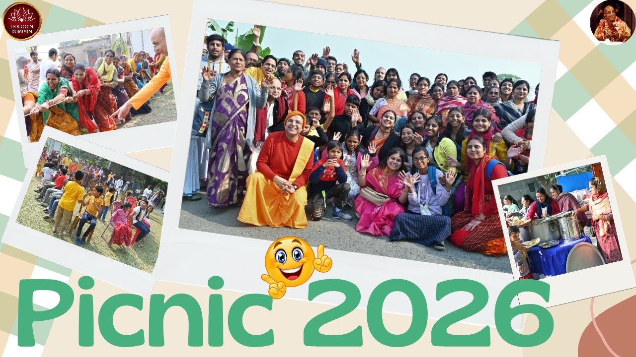 🌼 Spiritual Picnic Vibes at Simurali Organized by ISKCON DumDum