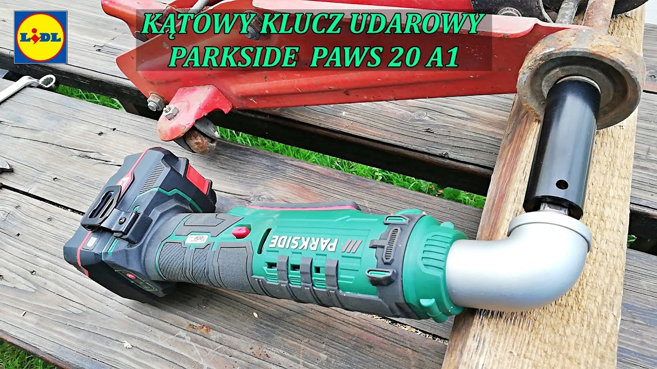Klucz udarowy kątowy Parkside PAWS 20 A1 do zadań specjalnych, dość mocny!!!