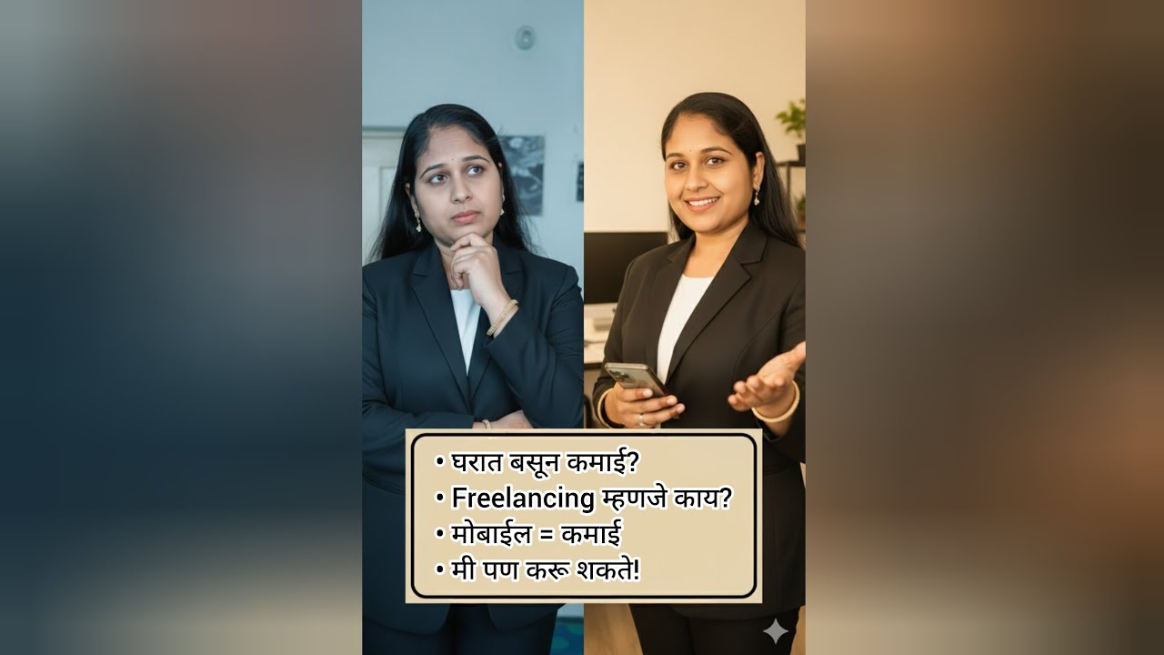 Freelancing म्हणजे काय आणि घरी बसून खरंच काम कसं सुरू करता येतं? #ytvideos #freelancing #motivation 
