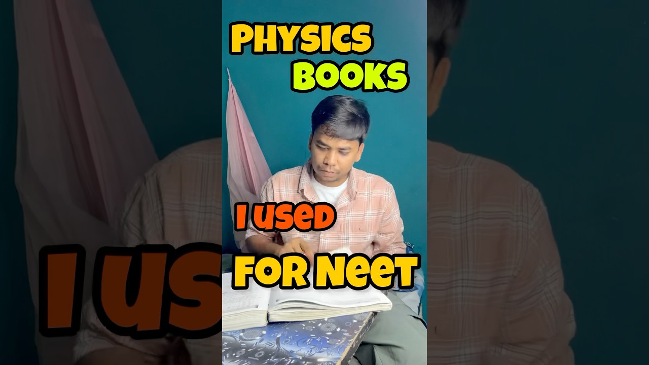 Physics books I solved during Neet #neet #neet2026 #aiims #mbbs #students #boardexam #shorts #exam