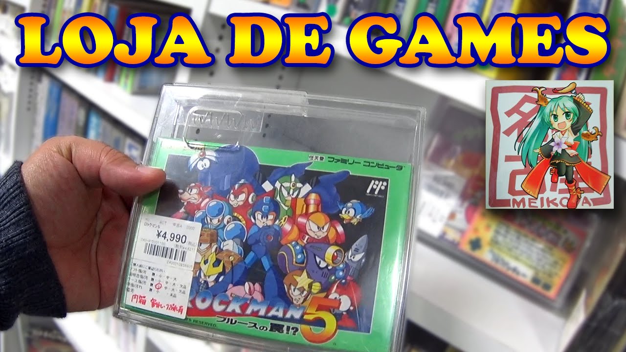 PARAÍSO RETRO-GAMER! - Loja de Jogos Antigos no Japão - Meikoya